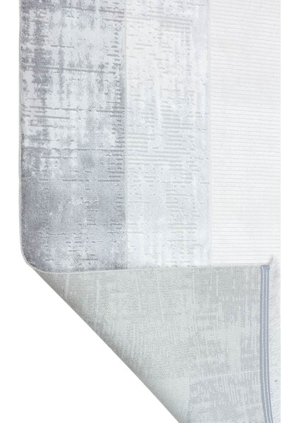 Caliente 4931 Gri - Viskon Dokuma Halı | Şık Modern Halı Modeli