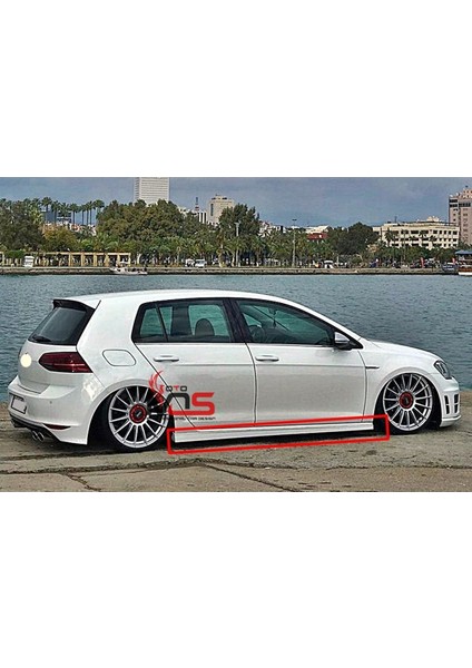 Volkswagen Golf 7 R Marşpiyel Sağ Sol Takım Fiberglass Boyasız