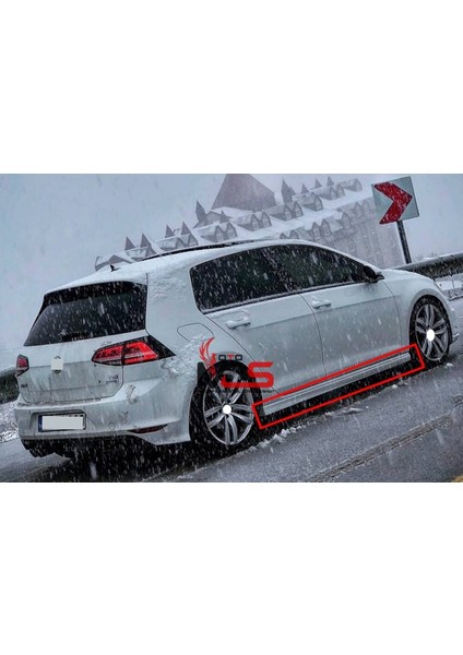 Volkswagen Golf 7 R Marşpiyel Sağ Sol Takım Fiberglass Boyasız modelleri