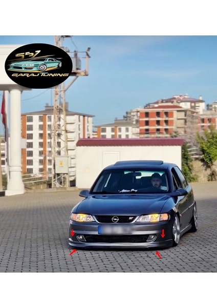 Opel Vectra B Zender Tampon Için Ön Tampon Eki Fiberglass Boyasız modelleri