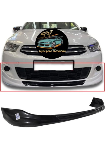 Citroen C-Elysee Makyajsız Kasa Ön Tampon Eki Fiberglass Boyasız