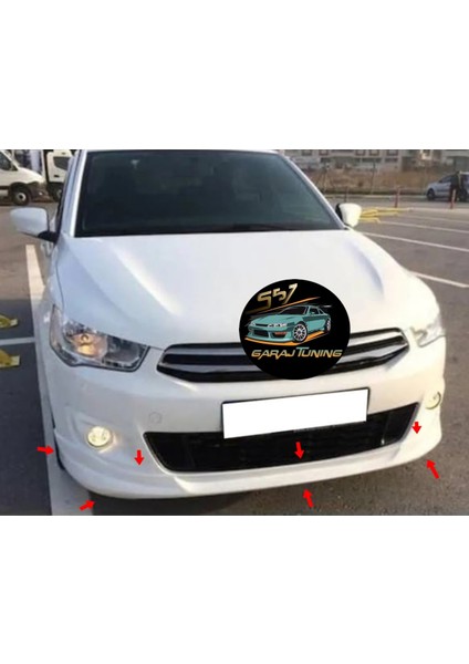 Citroen C-Elysee Makyajsız Kasa Ön Tampon Eki Fiberglass Boyasız fiyatları