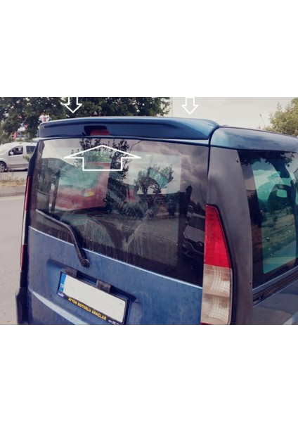 Fiat Doblo 1-2 Bagaj Spoyler Fiberglass Boyasız