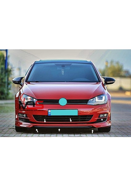 Volkswagen Golf 7 Ön Tampon Eki Fiberglass Boyasız