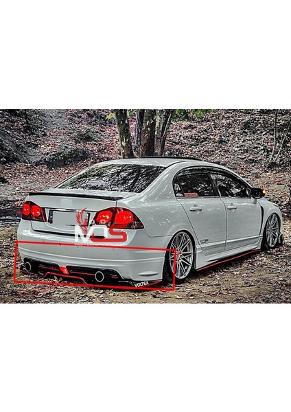 Honda Civic Fd6 Rr Arka Tampon Eki Fiberglass Boyasız modelleri