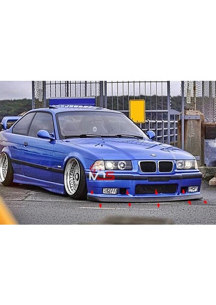 Bmw E36 7 cm Lik Ön Lip Fiberglass Boyasız