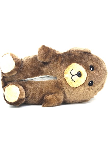 Kadın Peluş Ayıcık Panduf – Kaymaz Taban