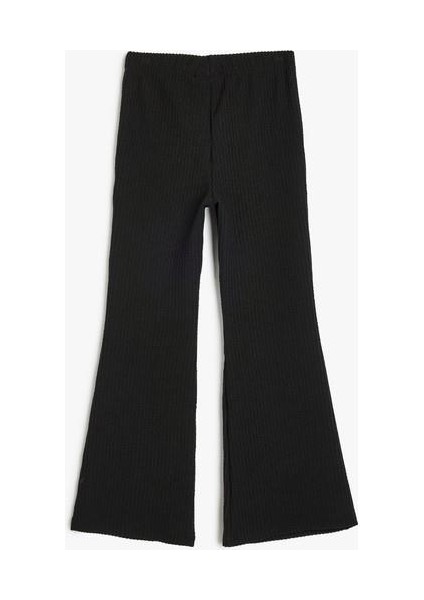 Ispanyol Paça Pantolon Beli Lastikli fırsatları