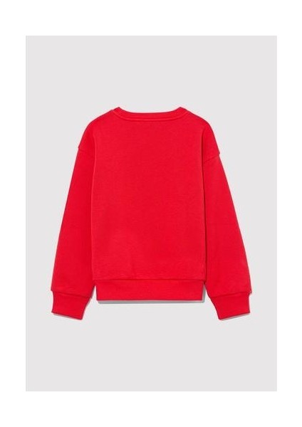 Bugs Bunny Baskılı Kırmızı Sweatshirt7S10071-70471 fırsatları