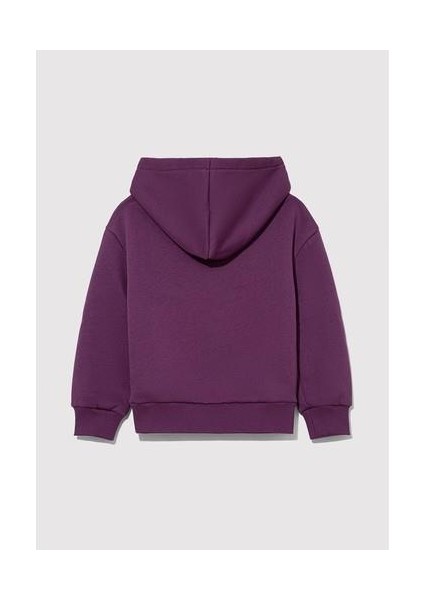 Baskılı Mor SWEATSHIRT7S10060-70577