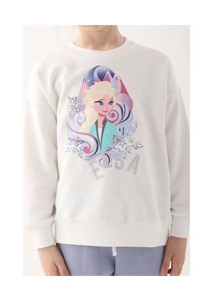 Krem Kız Çocuk Eşofman Takımı