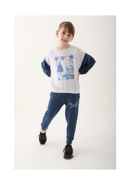 Kar Melanj Kız Çocuk Eşofman Takımı