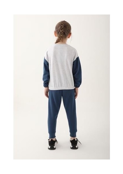 Kar Melanj Kız Çocuk Eşofman Takımı