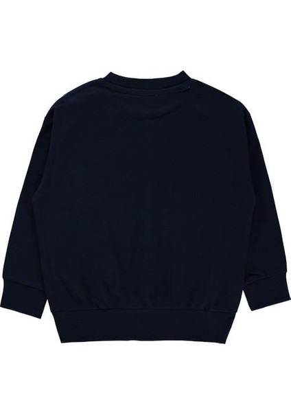 Kız Çocuk Sweatshirt 4-13 Yaş Lacivert fırsatları