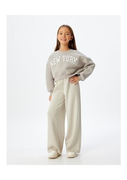 Basic Bol Paça Eşofman Altı Beli Lastikli Modal Kumaş indirimleri