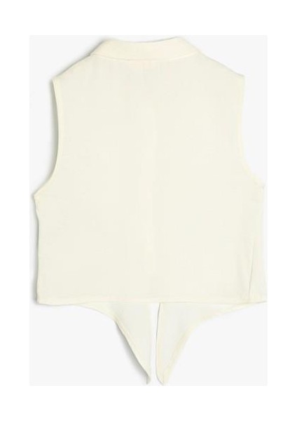 Crop Gömlek Kısa Kollu Önden Bağlamalı indirimleri