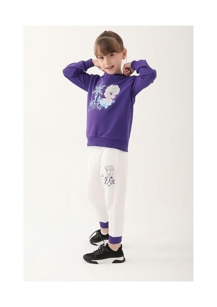 D4827-3 Kız Çocuk Eşofman Takımı Mor indirimleri
