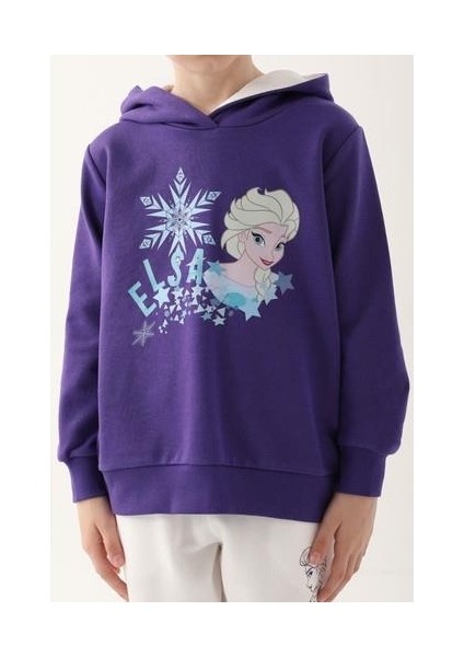 D4827-3 Kız Çocuk Eşofman Takımı Mor