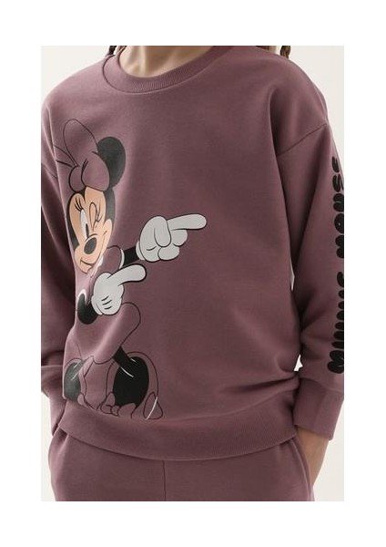 D4811-3 Kız Çocuk Eşofman Takımı Koyu Leylak