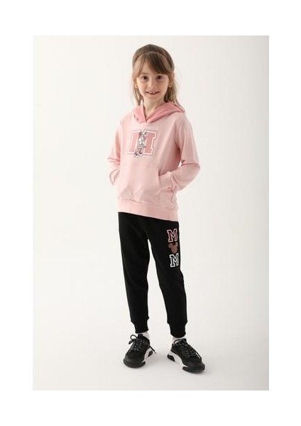 D4813-3 Kız Çocuk Eşofman Takımı Krem