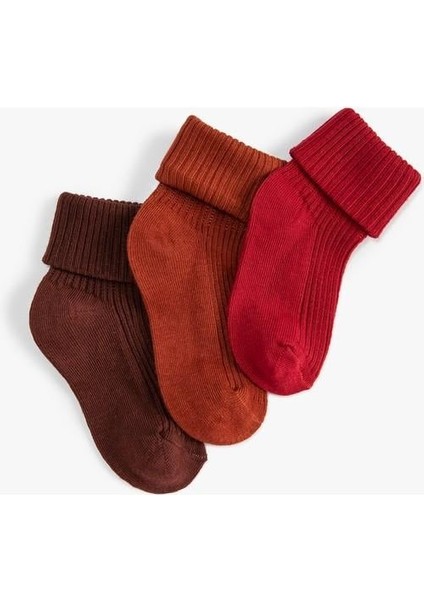 3’lü Basic Çorap Seti Pamuk Karışımlı fırsatları