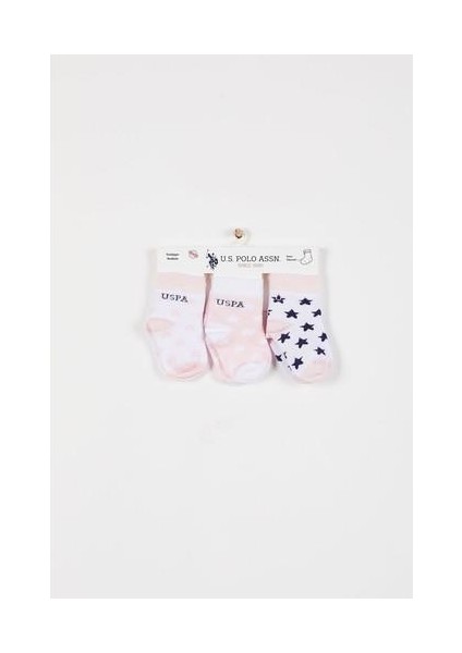 Lisanslı Star Pembe Kız Bebek 3'lü Çorap Takım fiyatları