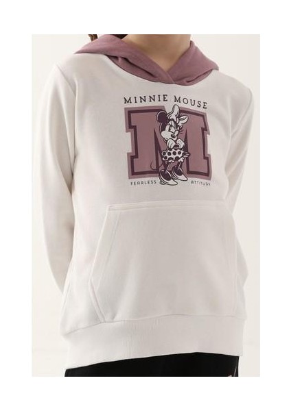 D4813-3 Kız Çocuk Eşofman Takımı Krem