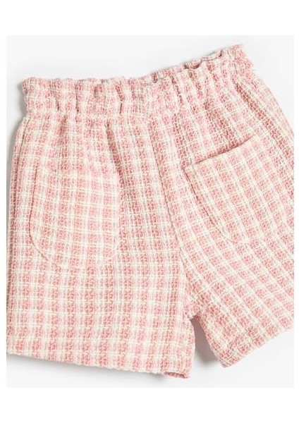 Tüvit Şort Cepli Pamuklu Beli Lastikli