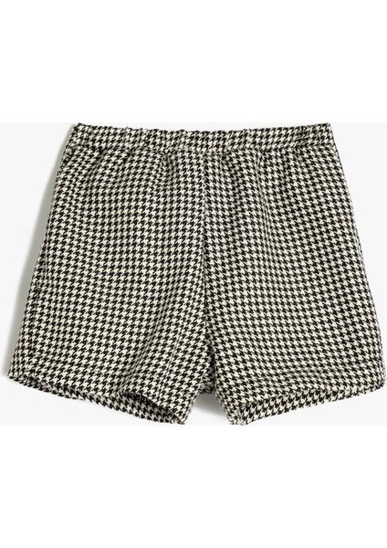 Şort Etek Kalp Toka Detaylı Beli Lastikli indirimleri