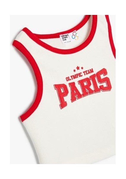 Atlet Spor Temalı Bisiklet Yaka Renk Bloklu Pamuklu