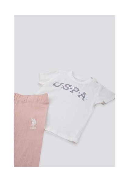 Comfortable And Convenient Krem Bebek T-shirt Takım