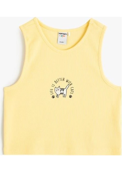 Atlet Kolsuz Baskılı Ribanalı Kedi Baskılı Pamuklu fırsatları