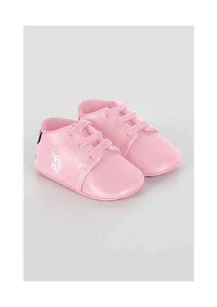 Lisanslı Pembe Bağcıklı Kız Bebek Ayakkabı fiyatları