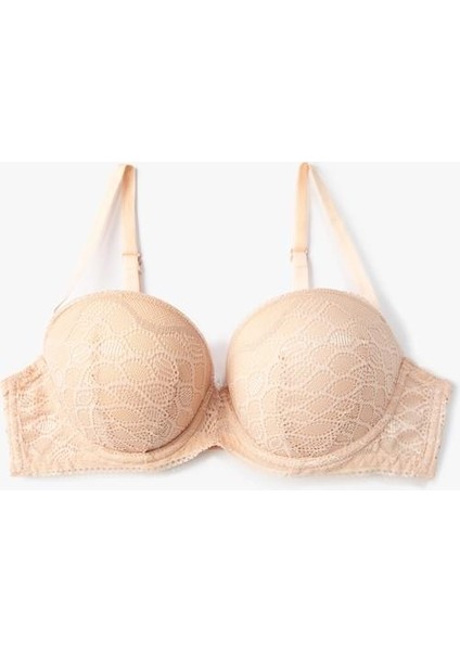 Destekli Sütyen Ekstra Dolgulu Balenli Dantelli Kaplı fırsatları