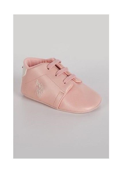 Lisanslı Pudra Bağcıklı Kız Bebek Ayakkabı fırsatları