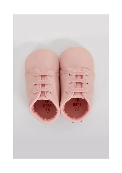 Lisanslı Pudra Bağcıklı Kız Bebek Ayakkabı indirimleri