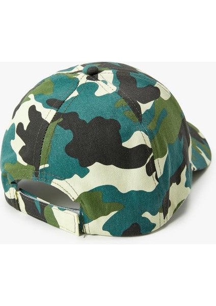Kamuflaj Kep Şapka Aplikeli Pamuklu indirimleri