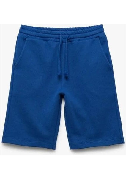 Beli Bağcıklı Cep Detaylı Saks Erkek Çocuk Şort 5SKB40148TK fırsatları