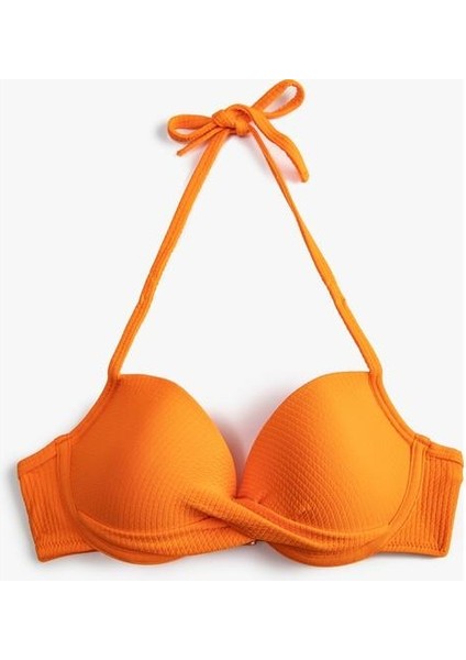 Boyundan Bağlamalı Bikini Üstü Dokulu modelleri