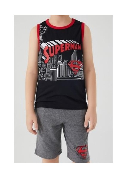 Buildings Siyah Erkek Çocuk Bermuda Takım indirimleri