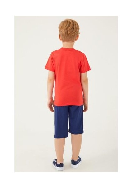 Pomegranate Flower Nar Rengi Erkek Çocuk Kapri Takım