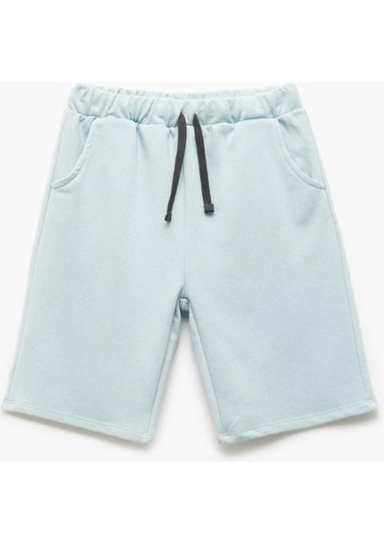 Pamuklu Yan Cepli Beli Bağcıklı Basic Şort fırsatları