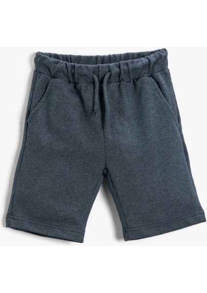 Normal Bel Açık İndigo Erkek Çocuk Şort - 2SKB40024TK