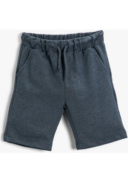 Normal Bel Açık İndigo Erkek Çocuk Şort - 2SKB40024TK fırsatları