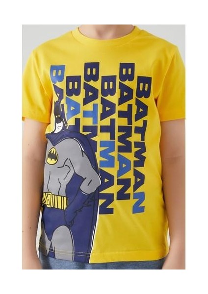 Yellow Hero Sarı Erkek Çocuk Bermuda Takım