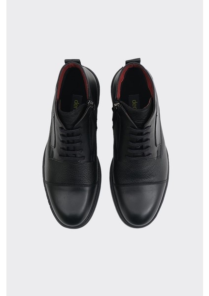 Günlük Fermuarlı Bağcıklı Hakiki Deri Erkek Bot modelleri