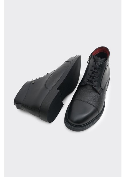 Günlük Fermuarlı Bağcıklı Hakiki Deri Erkek Bot indirimleri