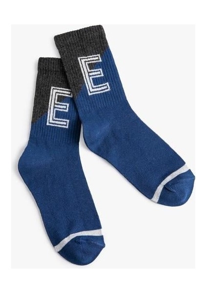 Tenis Çorabı Baskılı Pamuk Karışımlı indirimleri