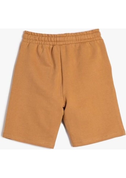 Şort Beli Bağlamalı Cepli Pamuklu fırsatları