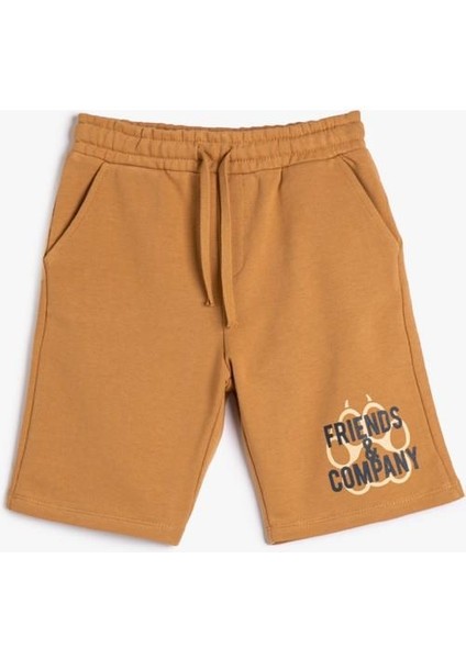 Şort Beli Bağlamalı Cepli Pamuklu indirimleri